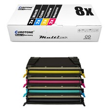 8x Toner für Lexmark Optra C 520 522 524 530 532 534 DN N DTN CMYK