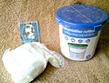 Entfeuchter Box 700 ml Auffüllbar mit Granulat Wohnmobil Camper Auto Bad Camping