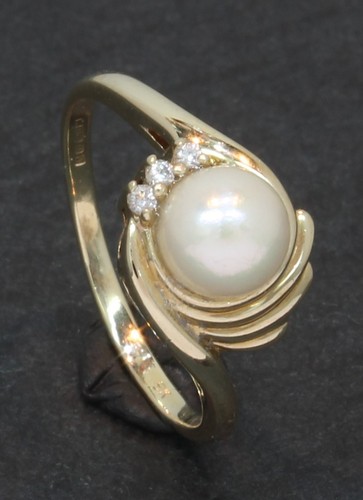 Ring karat gelbgold - ring, 9