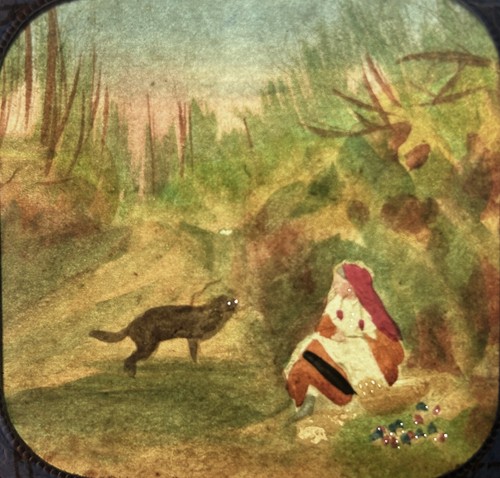 Rotkäppchen diorama - rotkäppchen,