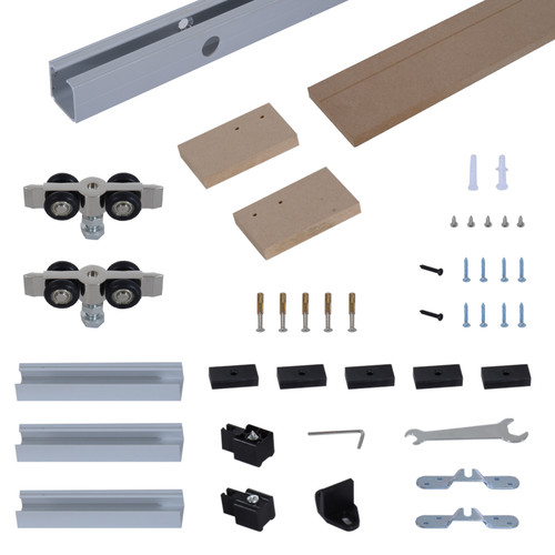 Schiebetür set 2000 braun - 2000, mm