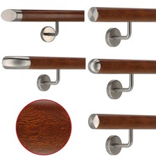 Aluminium Handlauf Mahagoni