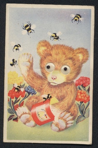 Glasaugen teddy bär - teddy-bär, mit