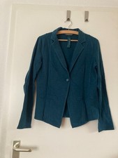 Jersey-Blazer von Street One, Gr. 38, petrol
