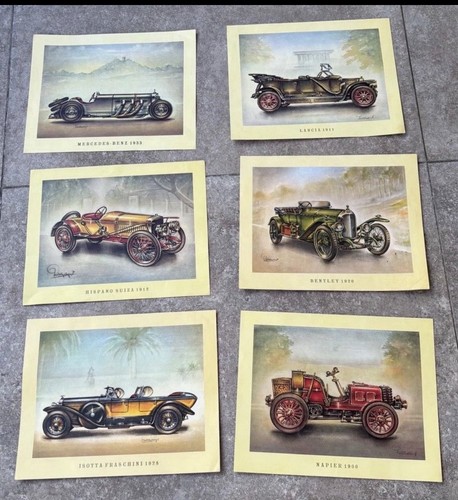 11x aral oldtimer kunstdrucke - aral, oldtimer-kunstdrucke