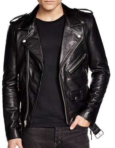 Herren biker lederjacke - herren,