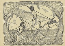 Fidus Akt Erotik Segelschiff