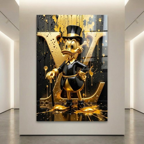 Pop art gold dagobert duck - pop,