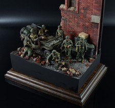 Jeep Willys Diorama US Figures