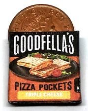 Puppenhaus Käse Pizza Taschen Leerer Paket Küche Gefrierschrank Zubehör Tumdee