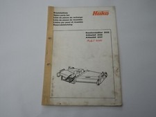 Ersatzteilliste Rotationsmäher (8133) Hako Mobil 4000 Hako Hausdruckerei