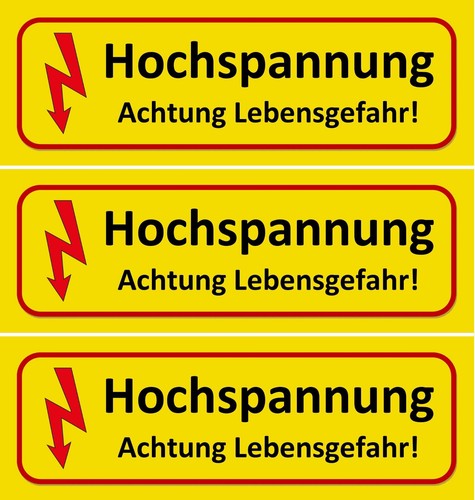 Hochspannung achtung - ⭐,