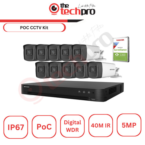 Hikvision 5mp poc fixed bullet - poc,