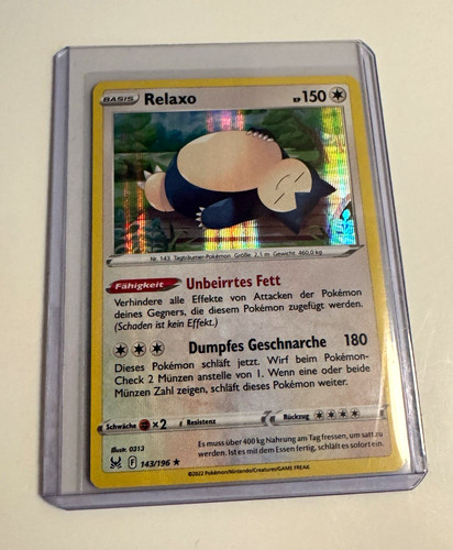 Relaxo 143 196 holo - 143/196,