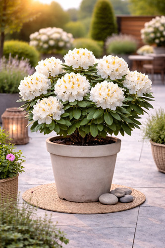 Rhododendron cunningham white - rhododendron,
