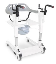 Transferstuhl mit Rollen für Behinderte, Kommode & Patientenlift extra breit brandneu 