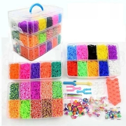 Loom bands 15000 stk bunte - loom, stk.