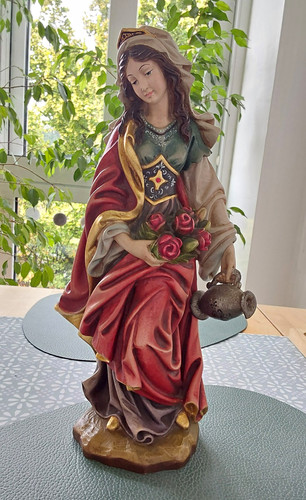 Holzfigur heilige elisabeth - "heilige, elisabeth"