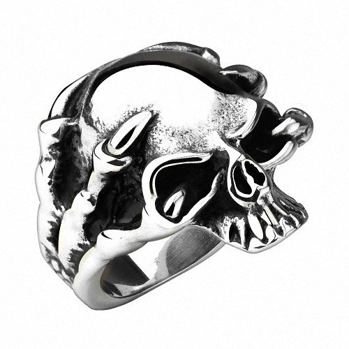 Biker rocker herren ring - biker,