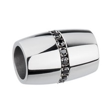 Ernstes Design Edvita Anhänger AN537BL Zirkonia Edelstahl Wechselhülse