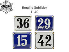 Hausnummer Emailleschild