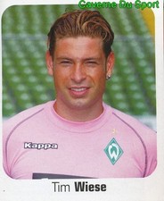 123 TIM WIESE DEUTSCHLAND WERDER BREMEN STICKER FUSSBALL 2007 PANINI