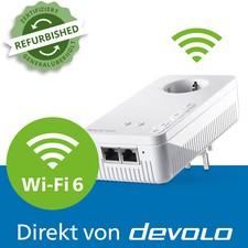 devolo Magic 2 WiFi 6 Powerline 2400 Mbps Mesh WLAN Verstärker 1x Adapter