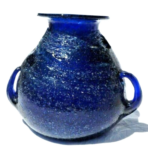 Antike vase dunkelblau - vase,