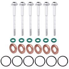 Für AUDI VW 3.0 TDI Dichtring Düsenhalter CR Einspritzdüse Schrauben Satz NEU