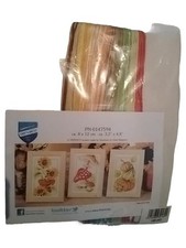 Vervaco Stickpackung Herbstmotive Stickbild Kreuzstich Set Mehrfarbig