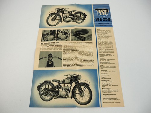 Nsu 125zdb motorrad - nsu,