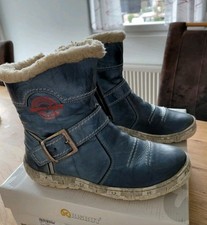 Damen/Mädchen Stiefel blau