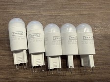 5x Ikea RYET G9 LED Glühbirnen 200 Lumen 2700K 2,4W warmweiß LED1549G2