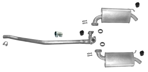 Auspuff für mazda 2 0 - auspuff, 6