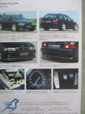 Hamann Motorsport BMW 5er Reihe E39 +Touring Facelift Prospektblatt 530d Deutsch