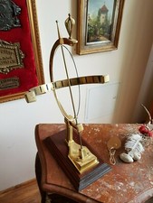 Sonnenuhr mit Ständer Messing