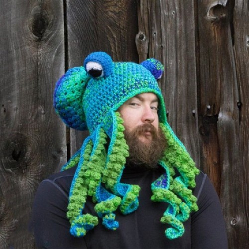 Fun octopus winter - octopus,