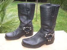BILL MONTANA Cowboystiefel, Bikerboots, Westernstiefel, Gr. 42, Echtleder !!!