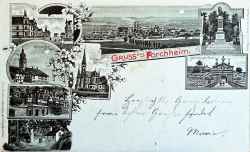 Alte litho ansichtskarte - alte,