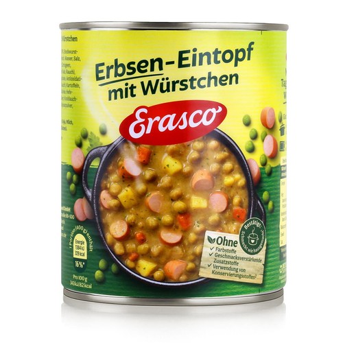 Erasco erbsen eintopf mit - erasco, erbsen-eintopf