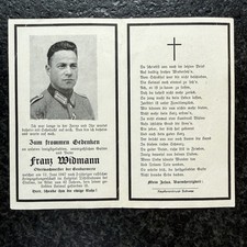 Sterbebild Tiroler Schwaz Gendarmerie 1947 Polizei