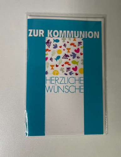 Kommunion geschenkkarte - kommunion,