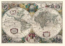 Weltkarte 1641 henricus - weltkarte, 1641-henricus