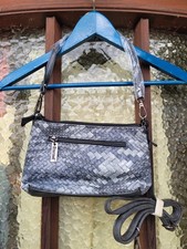 Damen Handtasche, Krokodil-Optik, Veganes Leder, Neu