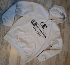 CHAMPION Hoodie Kapuzenpullover Pulli Sweatshirt Gr. 176 bzw. S Weiss