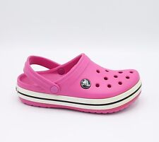 Crocs Hausschuhe Pantoffeln Sandalen Mädchen Modell Sabot Linie Crocband fuxia