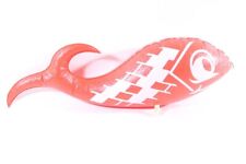 1 x alter Wasserballon FISCH DDR Vintage Wasserball Spielzeug Rot aufblasbar