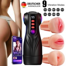 Elektrischer Sex Spielzeug für die Männer Masturbieren Penispumpe Vibratorensets