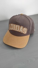 Adidas Basecap Mütze Kappe Braun mit Logo Baumwolle Neu Unisex