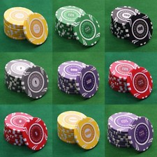 Full Size Poker Chips Numbered